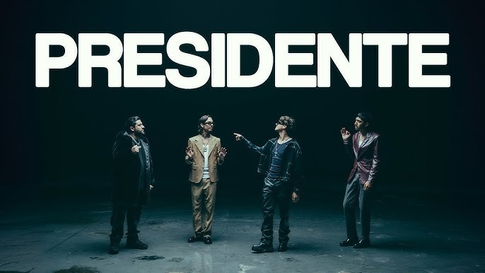 “PRESIDENTE”: Gabito Ballesteros, Natanael Cano, Luis R Conriquez y Netón Vega juntos en un explosivo nuevo single.