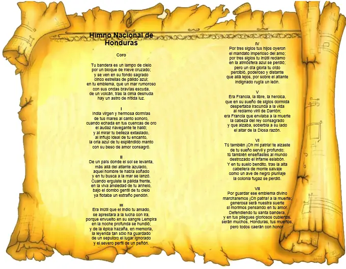 Himno Nacional de Honduras