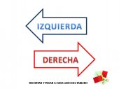 la derecha