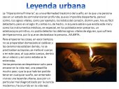 leyenda urbana